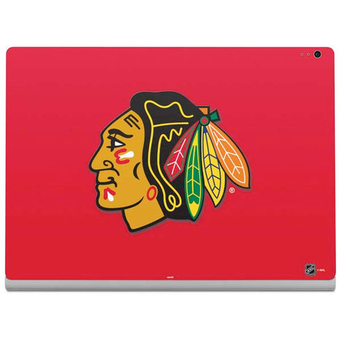 NHL Chicago Blackhawks Solid Background Surface Book 2 13.5in Skin